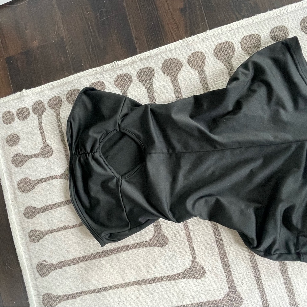 Shien black leisure romper size small